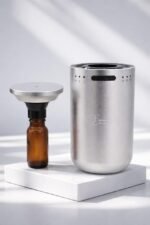 ⁦جهاز معطر | M-22 Mini Aroma Diffuser | لون فضي⁩ - الصورة ⁦2⁩